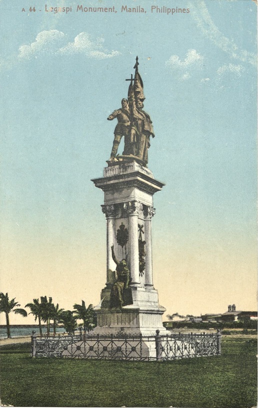 A 44 ï¿½ Legaspi Monument, Manila, Philippines.