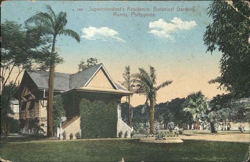 A 186 ï¿½ Superintendentï¿½s Residence, Botanical Gardens, Manila, Philippines.