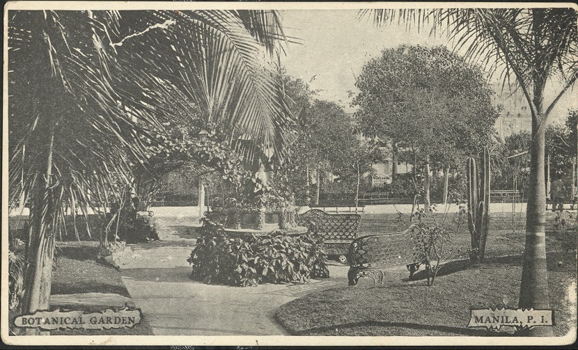 Botanical Garden, Manila, P. I.