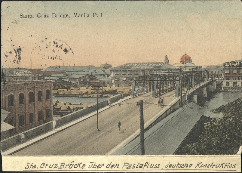 Santa Cruz Bridge, Manila, P. I.