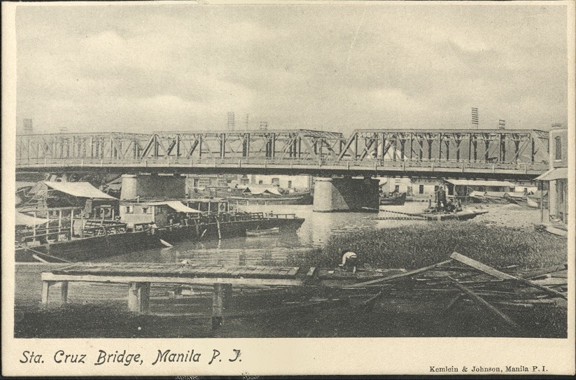 Sta. Cruz Bridge, Manila P. I.