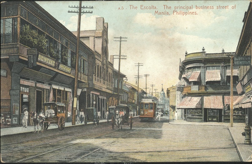 A5 ï¿½ The Escolta. The principal business street of Manila, Philippines.