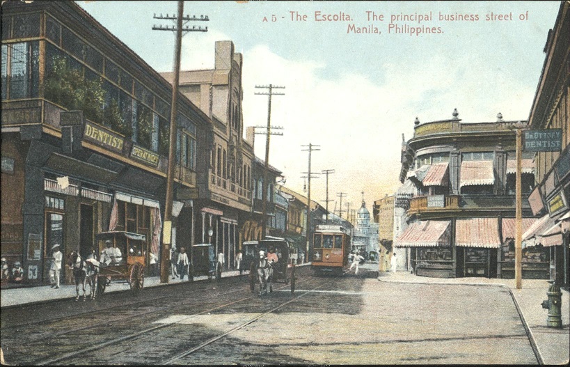 A5 ï¿½ The Escolta. The principal business street of Manila, Philippines.