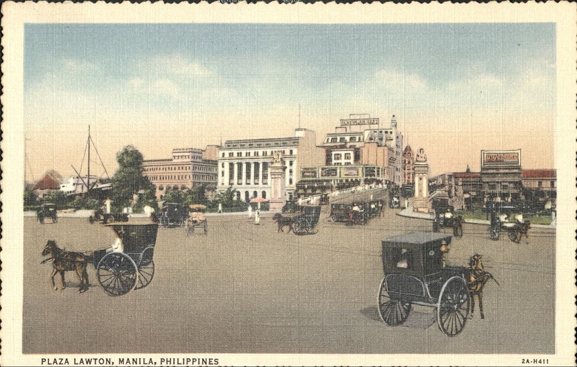 Plaza Lawton, Manila, Philippines.