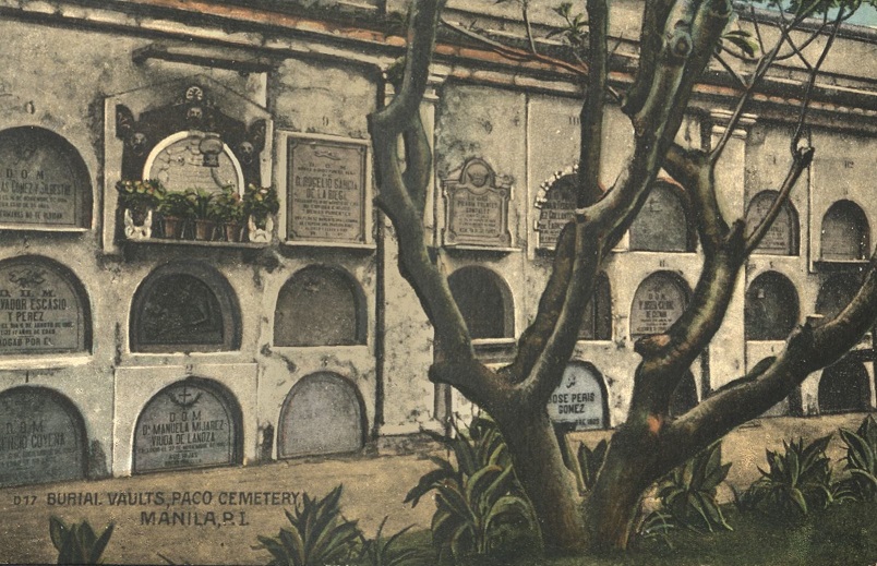 D17 Burial Vaults, Paco Cemetery, Manila P. I.