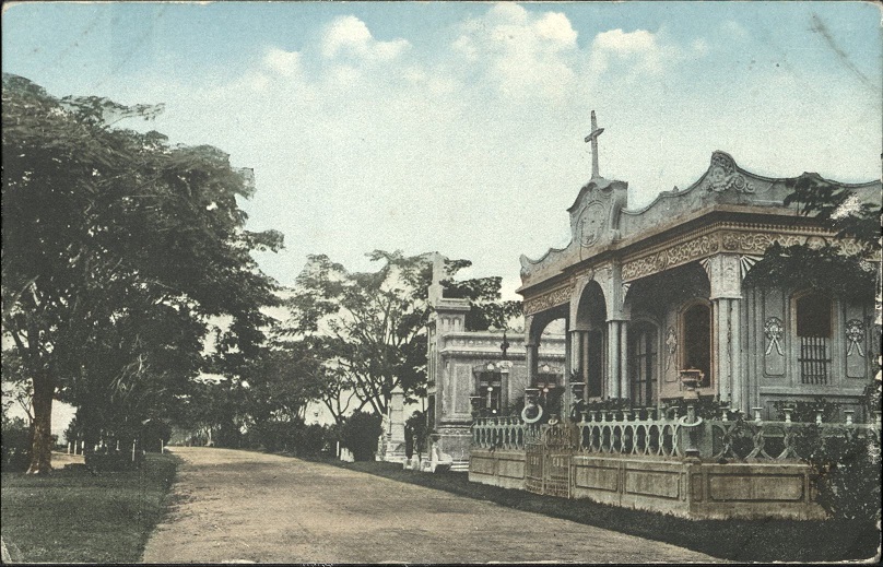 A Corner of Del Norte Cemetery, Manila, P. I.