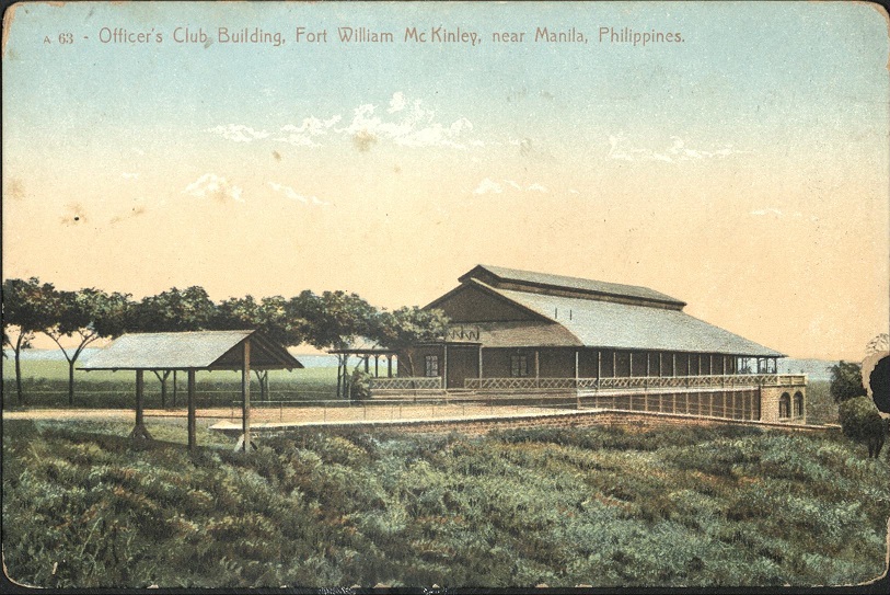 A 63 ï¿½ Officerï¿½s Club, Fort William McKinley, near Manila, Philippines.