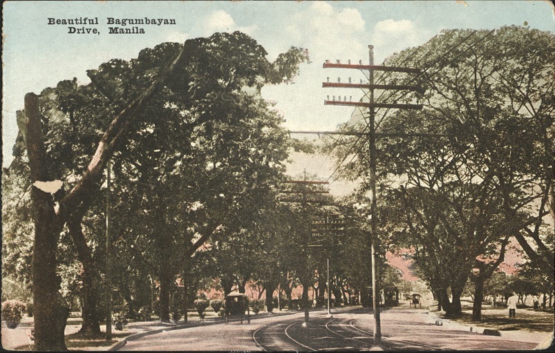 Beautiful Bagumbayan Drive, Manila.