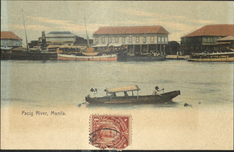 Pacig [Pasig] River, Manila.