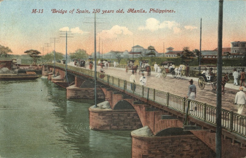 M-13 ï¿½ Bridge of Spain, 250 years old, Manila, Philippines.