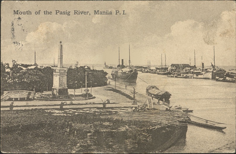 Mouth of the Pasig River, Manila P. I.