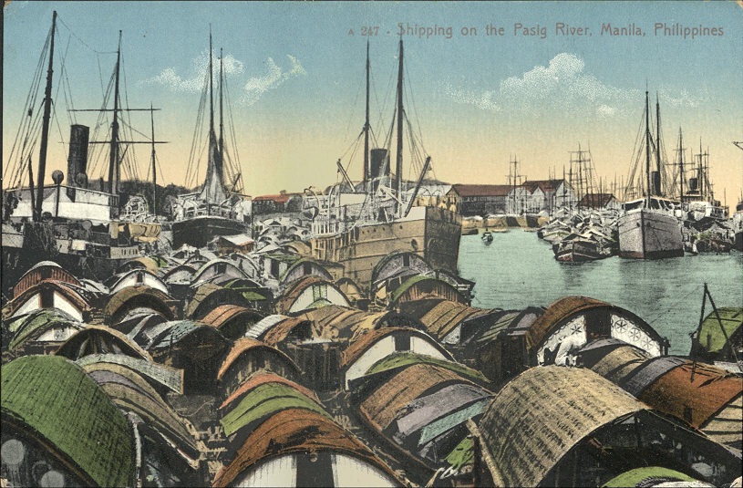 A 247 ï¿½ Shipping on the Pasig River, Manila, Philippines.