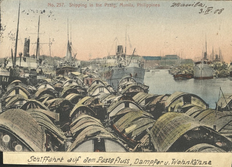 No. 257. Shipping in the Pasig, Manila, Philippines.