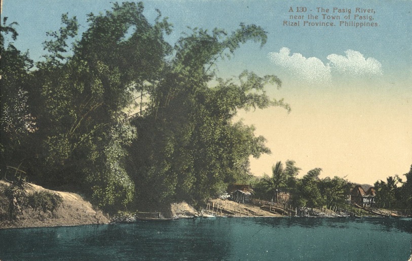 A 130 ï¿½ The Pasig River near the Town of Pasig, Rizal Province.