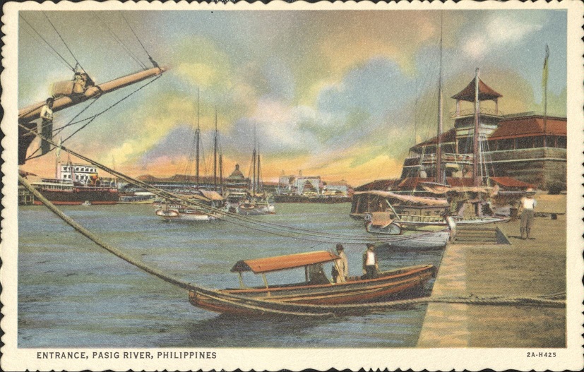 Entrance, Pasig River, Philippines.