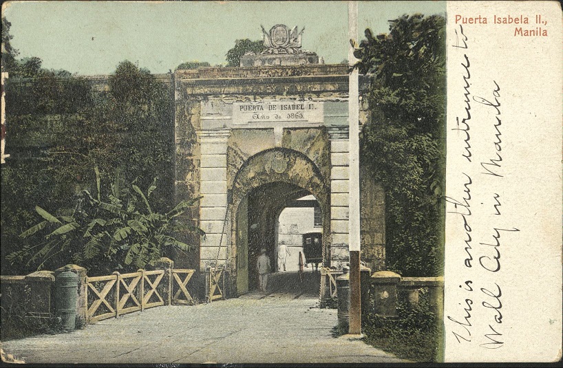 Puerta Isabela II., Manila.