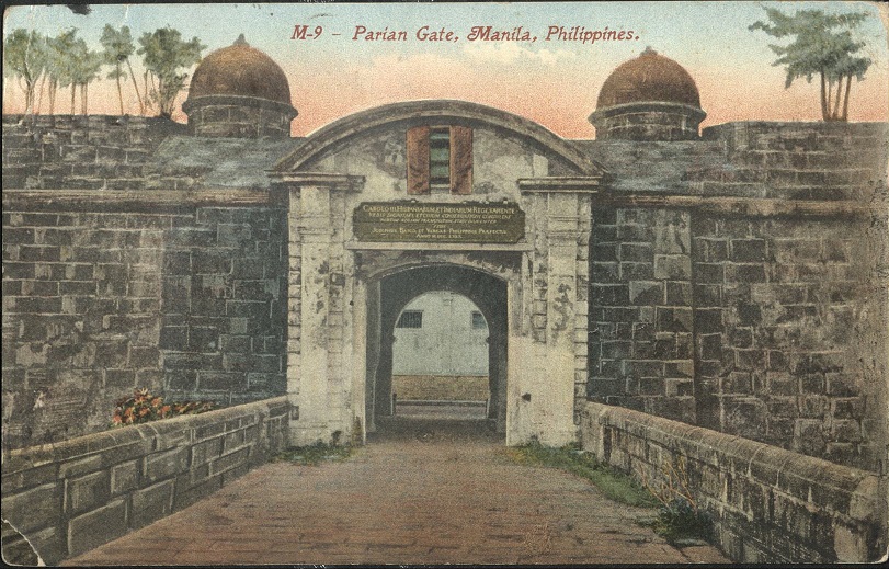 M-9 ï¿½ Parian Gate [Revellin de Real de Bagumbayan], Manila, Philippines.