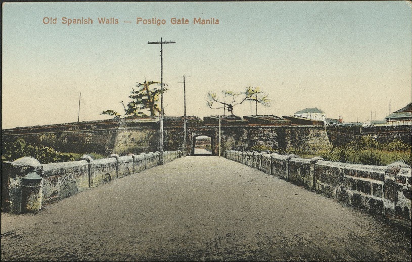 Old Spanish Walls ï¿½ Postigo Gate Manila.