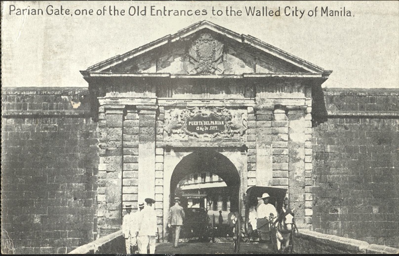 Parian Gate, one of the Old Entrances to the Walled City of Manila.