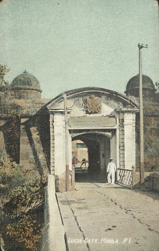 [Santa] Lucia Gate, Manila, P. I.