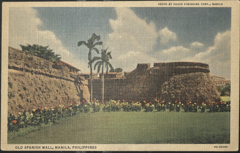 Old Spanish Wall, Manila, Philippines.