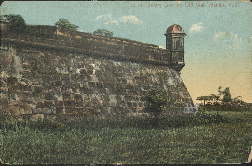 D 26 ï¿½ Sentry Box on Old Wall, Manila, P. I.