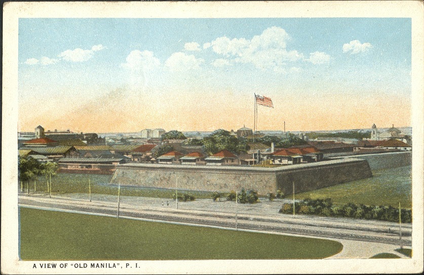 A View of ï¿½Old Manilaï¿½, P. I.