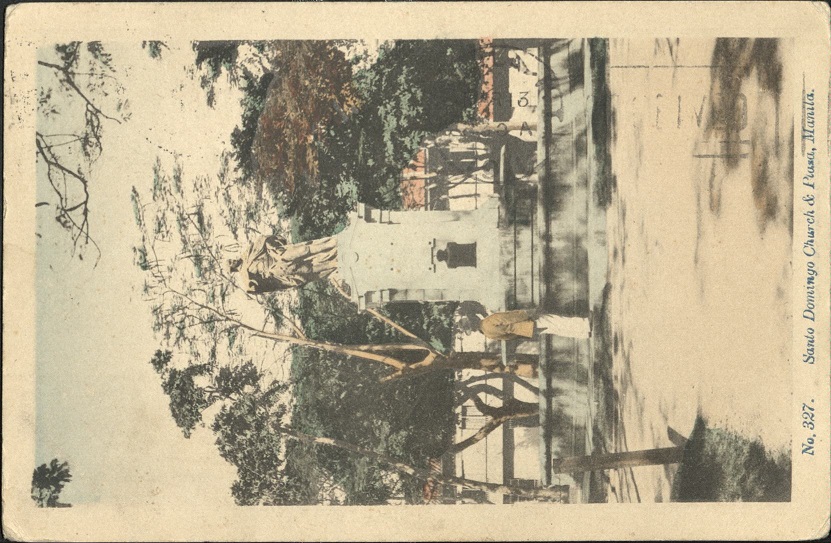 No. 327. Santo Domingo Church & Plaza, Manila.