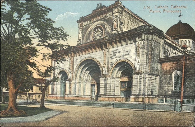 A 56 ï¿½ Catholic Cathedral, Manila, Philippines.
