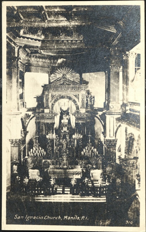 San Ignacio Church, Manila, P. I.