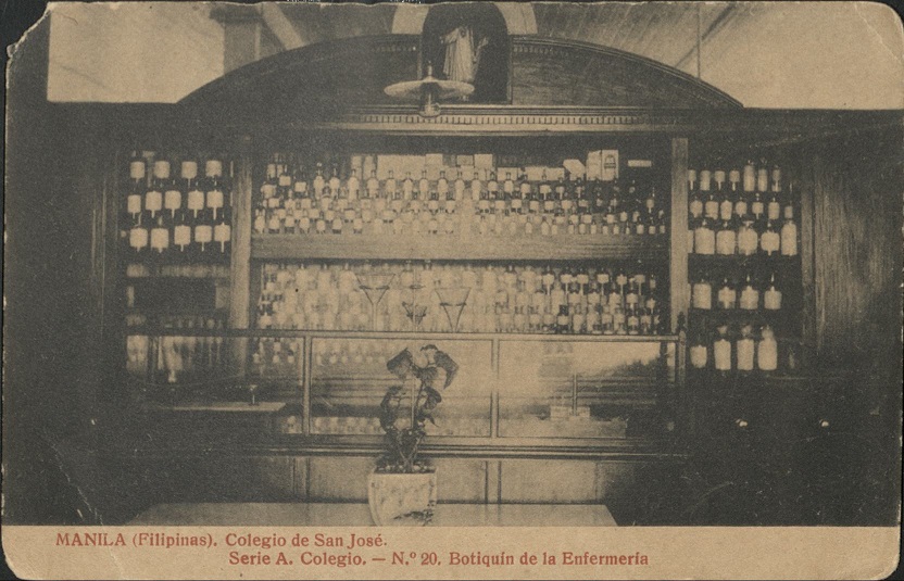 Manila (Filipinas). Colegio de San Josï¿½. Serie A. Colegio. ï¿½ No. 20. Botiquï¿½n de la Enfermeria [First aid kit of the infirmary].