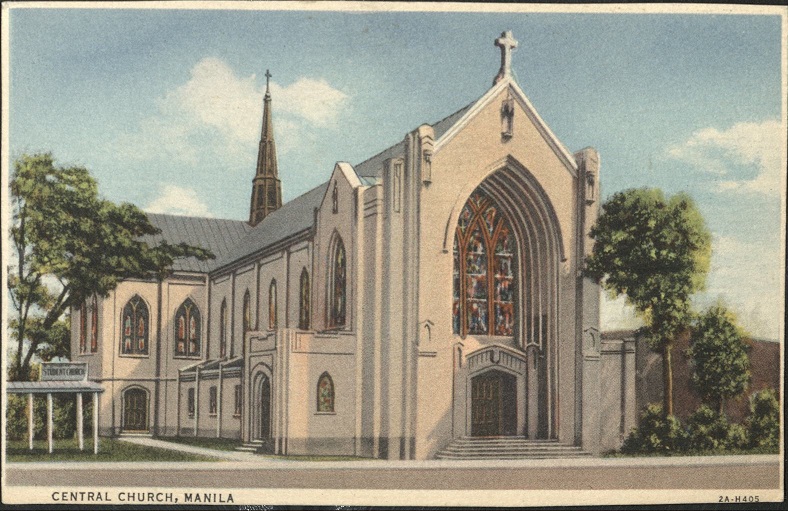 Central [United Methodist] Church, Manila.