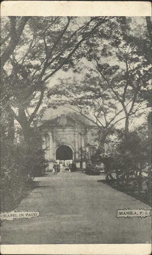 Chapel in Paco, Manila, P. I.