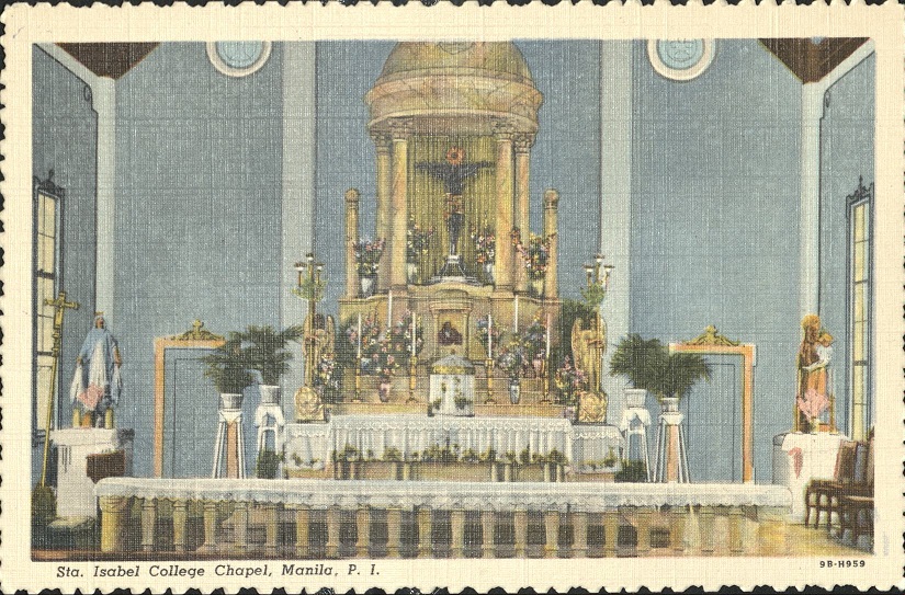 Sta. Isabel College Chapel, Manila, P. I.