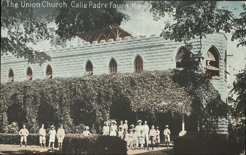 The Union Church. Calle Padre Faura, Manila.