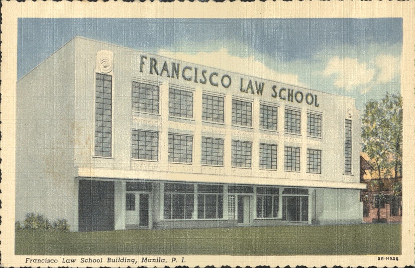Francisco Law School Building, Manila, P. I.
