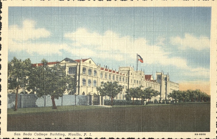 San Beda College Building, Manila, P. I.