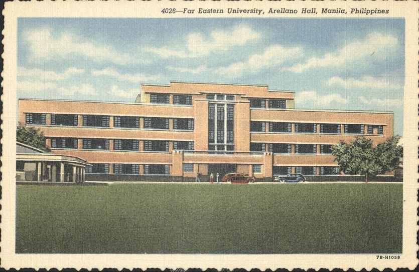 4026 ï¿½ Far Eastern University, Arellano Hall, Manila, Philippines.