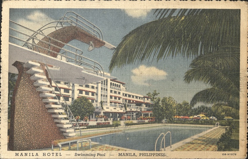 Manila Hotel ï¿½ Swimming Pool ï¿½ Manila, Philippines.
