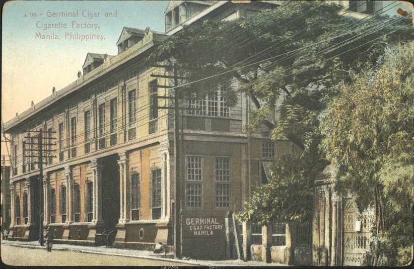 A 98 � Germinal Cigar and Cigarette factory, Manila, Philippines.