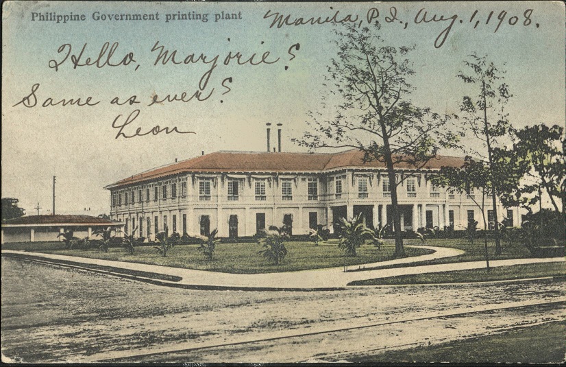 Philippine Government printing plant.