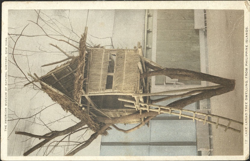 12. Lake Lanao Tree Dwelling, From Philippine Islands.