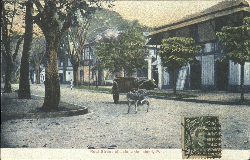 Real Street of Jolo, Jolo Island, P. I.