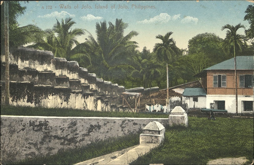 A 172 � Walls of Jolo, Island of Jolo, Philippines.