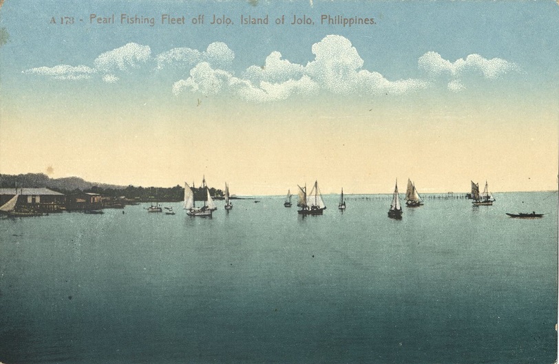 A 173 � Pearl Fishing Fleet off Jolo, Island of Jolo, Philippines.