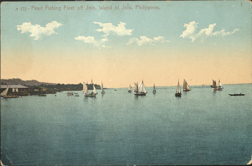 A 173 � Pearl Fishing Fleet off Jolo, Island of Jolo, Philippines.
