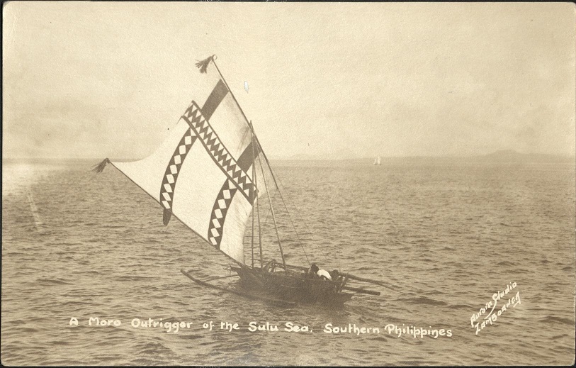 A Moro Outrigger of the Sulu Sea, Southern Philippines.