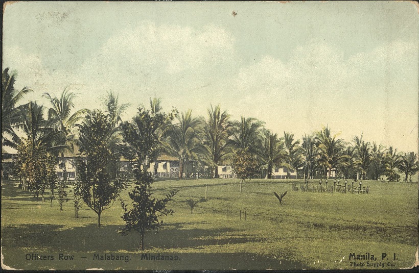 Officers Row � Malabang. Mindanao.