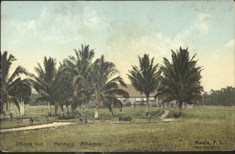 Officers Club � Malabang, Mindanao.
