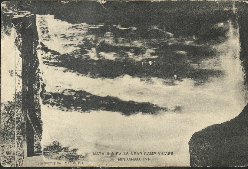 Mataling Falls near Camp Vicars, Mindanao, P. I.